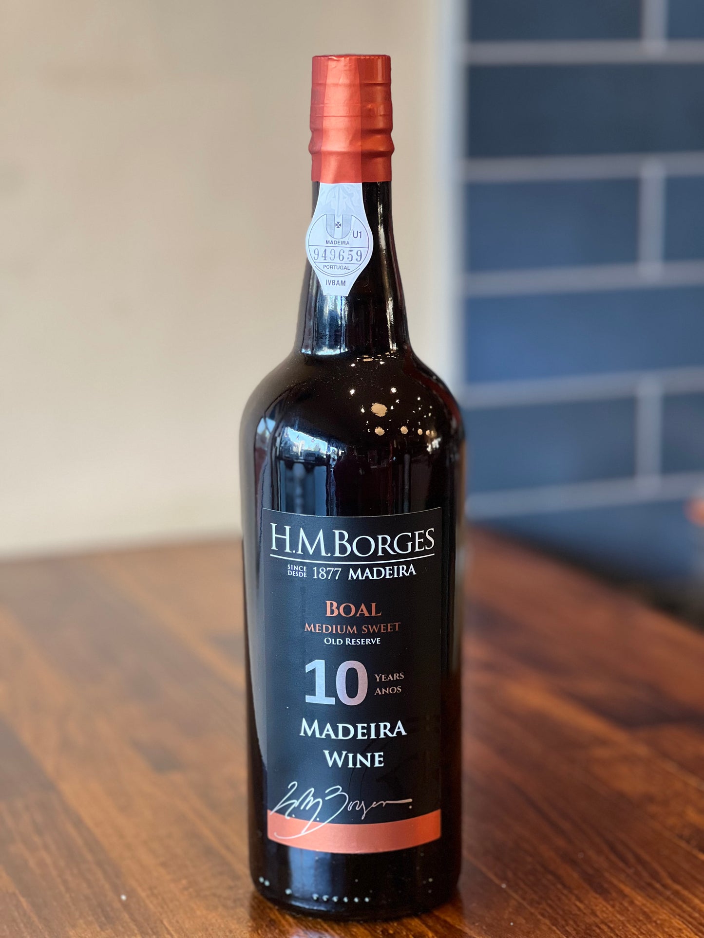 Madeira H M Borges 10 Year Old