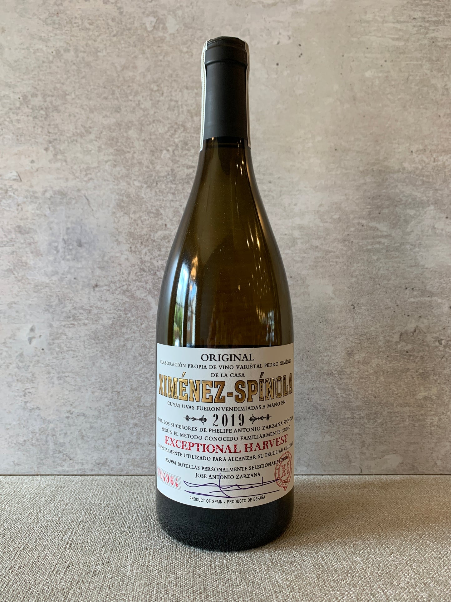 Ximenez Spinola Exceptional Harvest 2022