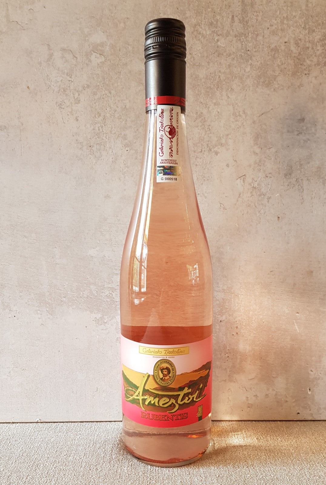 Bodegas Ameztoi, Txakoli de Getaria Rubentis Rosado 2021