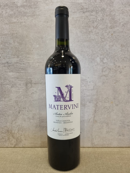 Matervini, Antes Andes, Malbec 2017