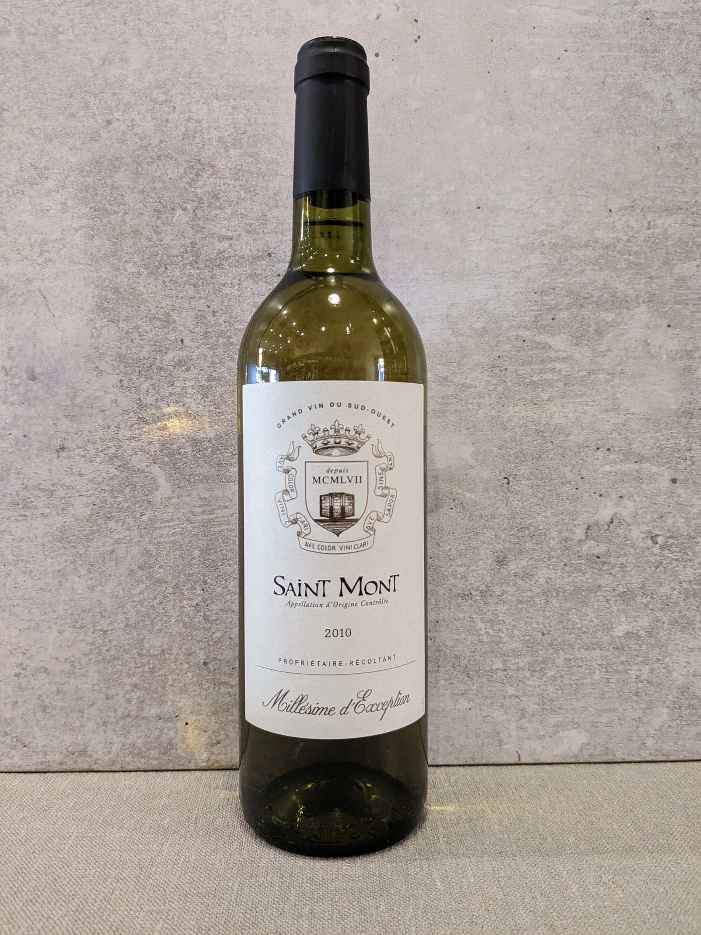 Producteurs Plaimont Millesime Blanc d`Exception Saint Mont 2010